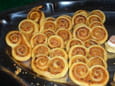 Palmiers ch�vre et tomates s�ch�es