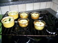 Flans de courgettes au son d avoine et � la feta