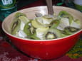 Salade d endives et kiwis