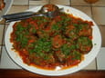 Rougail Saucisses et son rougail de tomates
