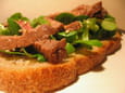 Tartines de b�uf asiatiques
