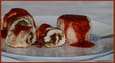 Roulade de poulet vapeur, pesto et tomates s�ch�es