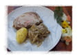 R�ti de veau aux cardons � la cocotte