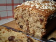 Cake son d avoine, amandes et raisins secs