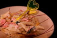 P�tes au saumon � la courgette grill�e