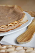 Cr�pes � la farine de ch�taigne 