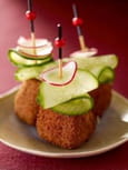 Brochettes de rigotte de condrieu pan�e