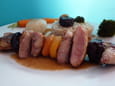 Brochette de caille aux fruits secs
