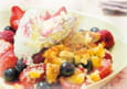 Crumble de fruits rouges et son r�ve de chocolat blanc