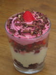 Verrine de for�t noire revisit�e