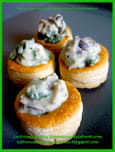 Mini-feuillet�s aux escargots et fourme d Ambert
