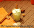 Sorbet coco avec une sorbeti�re �lectrique