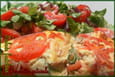 Omelette aux legumes fa�on gratin