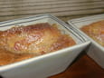 Petits clafoutis p�ches-abricots amandine