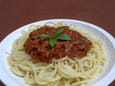 Spaghettis sauce bolognaise