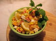 Taboul� estival � la feta et au melon