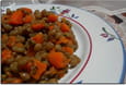 Salade lentilles-carottes � l huile d argan