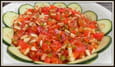 Ezme, salade de tomates turque