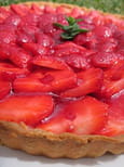 Tarte aux fraises ricotta/mascarpone