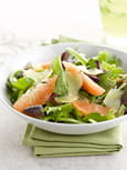 Mesclun au pamplemousse et au Comt�