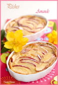 Clafoutis p�ches amande