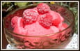 Glace � la framboise (sans sorbeti�re)