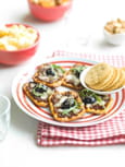 Crackers fa�on pizza