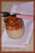 Semoule au lait au caramel sal�