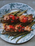 Brochettes de porc au chorizo