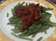 Haricots verts � la bolognaise