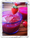 Compote fraises romarin