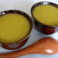 Velout� de courgettes et poivrons