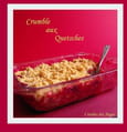 Crumble aux quetsches parfum� � la tonka