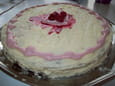 G�noise choco-framboise, gla�age au beurre