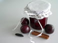 Confiture de prunes et m�res � la cannelle