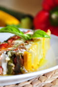 Millefeuille de l�gumes du soleil au ch�vre