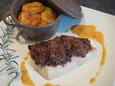 Dos de cabillaud en cro�te de tapenade