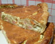 Quiche � la mac�doine et au jambon