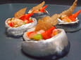 Sardines marin�es et salpicon de crevettes