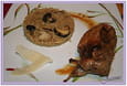 Cailles vin blanc risotto aux champignons des bois