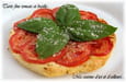 Tarte fine tomate et basilic