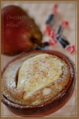 Clafoutis crumble aux poires et r�glisse
