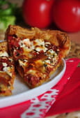 Tarte aux tomates confites et � la f�ta