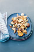 Topinambours po�l�s aux champignons