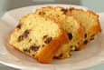 Cake � l amande, pommes et p�pites de chocolat