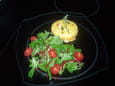 Flan au gouda et aux trois poivrons