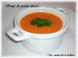 Soupe de patates douces