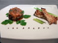 Tartare de saumon aux herbes chinoises