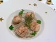 Noix de st Jacques � la compot�e d endives