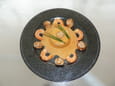 Mousse de truite aux crevettes